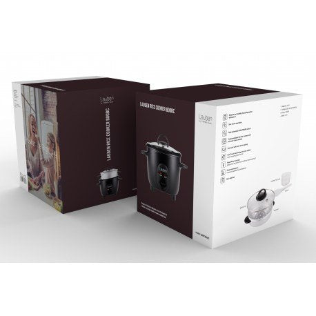 EAN 4260645680487 - Lauben LBNRC600BC arrocera 0,6 L 300 W Negro imagen 8