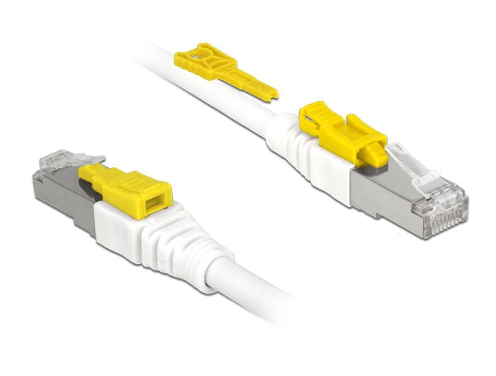 EAN 4043619853304 - DeLOCK 85330 cable de red Blanco 0,5 m Cat6a S/FTP (S-STP) imagen 1
