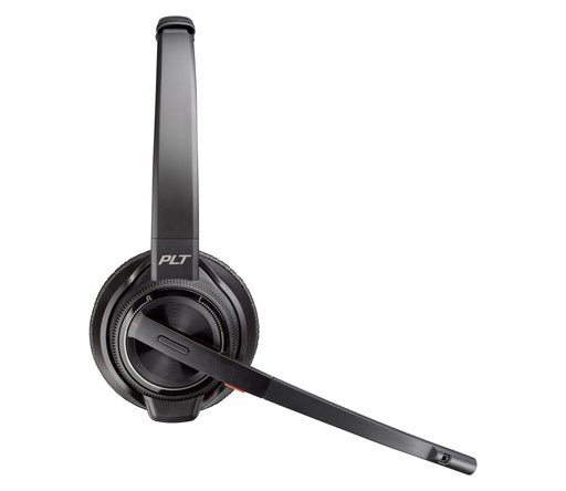 EAN 0196548585458 - HP Poly Savi 8220-M Office Stereo DECT 1880-1900 MHz Headset Oficina/Centro de llamadas Base de carga Neg imagen 1