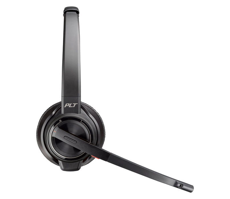 EAN 0196548585458 - HP Poly Savi 8220-M Office Stereo DECT 1880-1900 MHz Headset Oficina/Centro de llamadas Base de carga Neg imagen 1