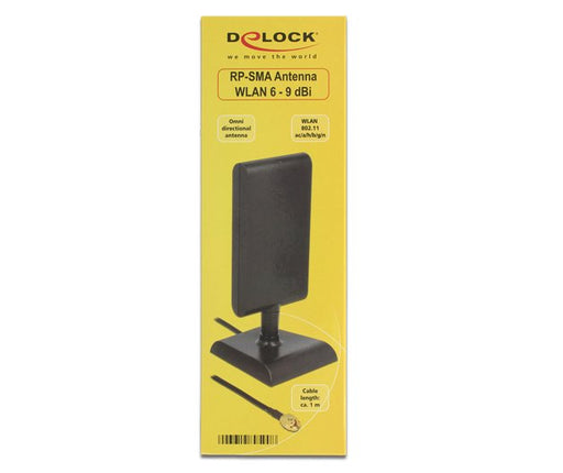 EAN 4043619895908 - DeLOCK 89590 antena para red RP-SMA 9 dBi imagen 2
