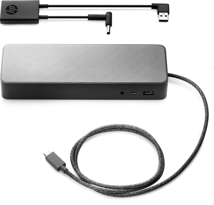 EAN 191628646661 - HP 4.5mm & USB Dock Adapter Alámbrico USB 3.2 Gen 1 (3.1 Gen 1) Type-A Negro imagen 2