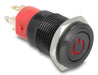 EAN 4043619220137 - DeLOCK 22013 interruptor eléctrico Interruptor pulsador Negro, Rojo imagen 1