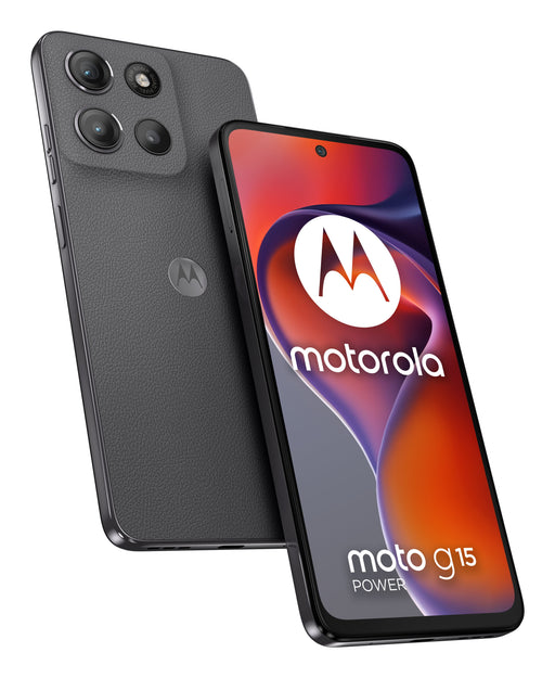 EAN 840023281020 - Motorola moto g15 power 17,1 cm (6.72") SIM doble Android 15 4G USB Tipo C 8 GB 256 GB 6000 mAh Gris imagen 1