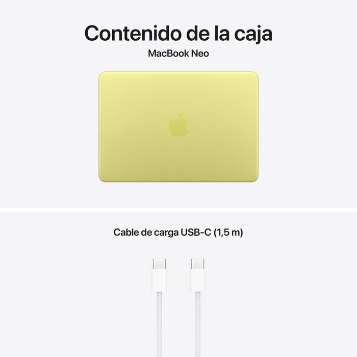 EAN 195950851984 - Apple MacBook Neo Apple A Portátil 33 cm (13") Wi-Fi 6E (802.11ax) macOS Tahoe Cal imagen 10