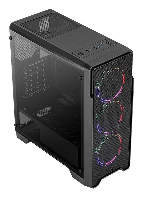 EAN 4710562754179 - Aerocool Ore Tempered Glass Midi Tower Negro imagen 4