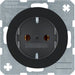 EAN 4011334365358 - Hager 47432045 toma de corriente Tipo F Negro imagen 1
