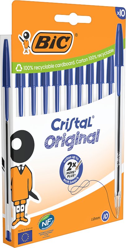 EAN 3086123734746 - BIC 516352 bolígrafo Azul Medio 10 pieza(s) imagen 1