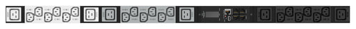 EAN 0190017167299 - HPE G2 Metered 3Ph 17.3kVA/60309 60A 4-wire 48A/208V Outlets (18) C13 (6) C19/Vertical NA/JP PDU unidad d imagen 1