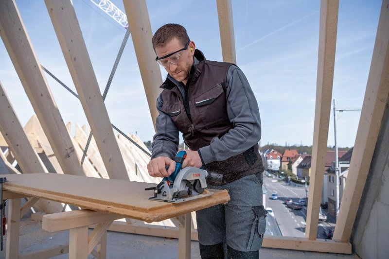 EAN 4059952610627 - Bosch GKS 18V-57-2 L PROFESSIONAL 16,5 cm Negro, Azul, Plata 5000 RPM imagen 8