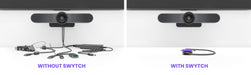 EAN 5099206092181 - Logitech 952-000010 extensor audio/video Transmisor y receptor de señales AV Negro, Violeta imagen 4