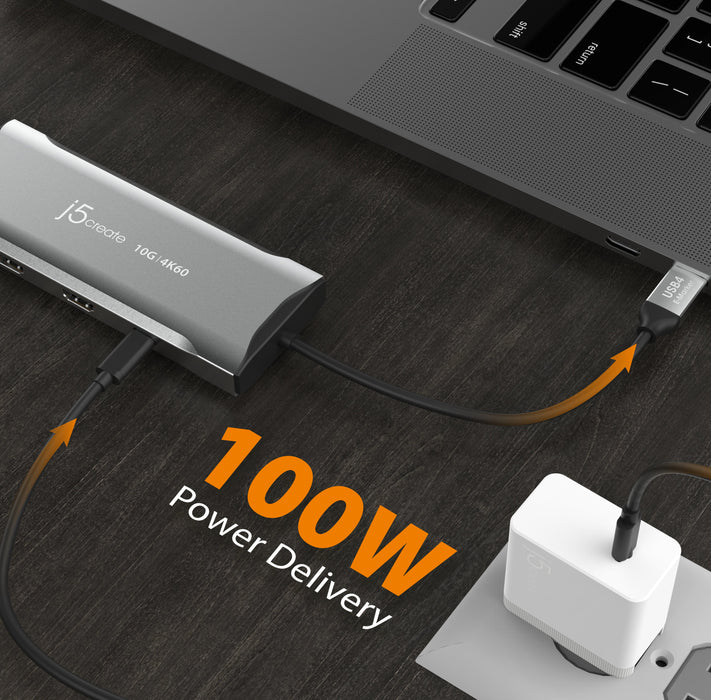 EAN 4712795086324 - j5create JCD397 Alámbrico USB 3.2 Gen 1 (3.1 Gen 1) Type-C Gris imagen 9