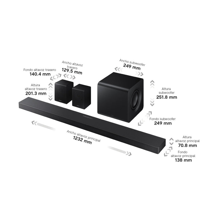 EAN 8806099014131 - Samsung HW-Q990H/XC altavoz soundbar Negro 11.1.4 canales 756 W imagen 11