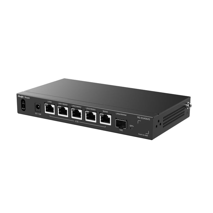 EAN 6976915005123 - Ruijie Networks RG-EG406XS router 2.5 Gigabit Ethernet, 10 Gigabit Ethernet Negro imagen 3