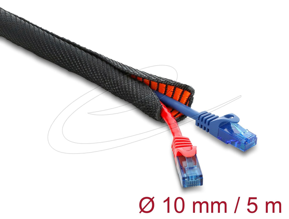 EAN 4043619190201 - DeLOCK 19020 pasacables Naranja, Negro 1 cm imagen 1