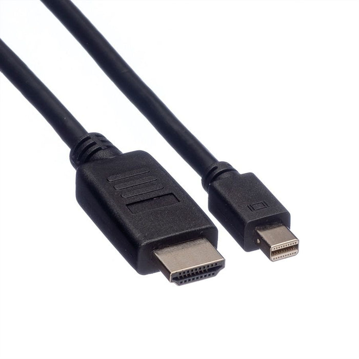 EAN 7611990133987 - ROLINE 11.04.5790 adaptador de cable de vídeo 1 m Mini DisplayPort Negro imagen 3