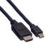 EAN 7611990133987 - ROLINE 11.04.5790 adaptador de cable de vídeo 1 m Mini DisplayPort Negro imagen 3
