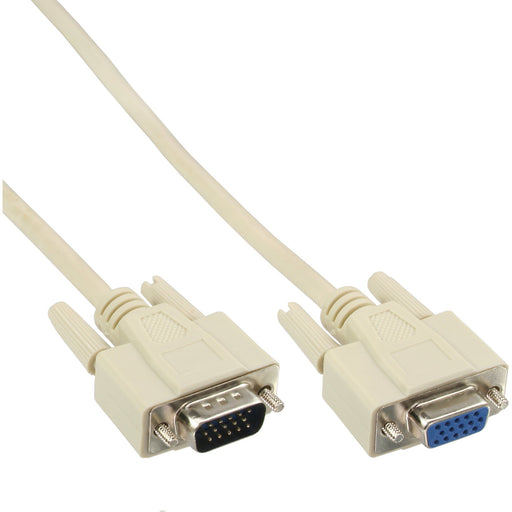 EAN 4043718001637 - InLine 17733 cable VGA 3 m VGA (D-Sub) Beige imagen 1
