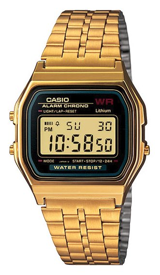 EAN 4971850946533 - Casio A159WGEA-1 reloj Reloj de pulsera Electrónico Oro imagen 1