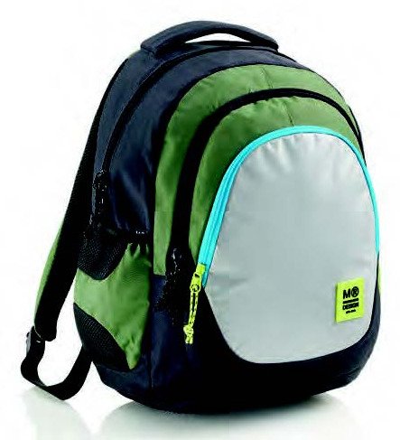 EAN 8422593193327 - Miquelrius TRIPLE BERLIN mochila Mochila escolar Negro, Verde imagen 1