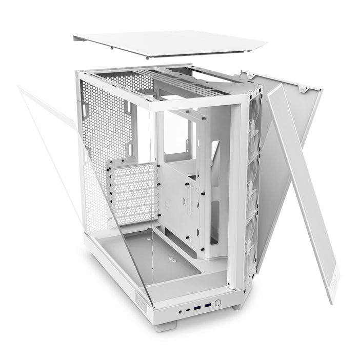 EAN 5056547204048 - NZXT H6 Flow Midi Tower Blanco imagen 14