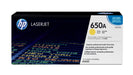 EAN 0884962161180 - HP 650A Yellow Original LaserJet Toner Cartridge cartucho de tóner 1 pieza(s) imagen 1