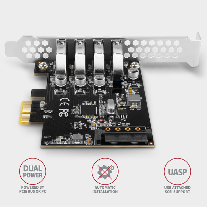EAN 8595247906960 - Axagon PCEU-43RS tarjeta y adaptador de interfaz Interno USB 3.2 Gen 1 (3.1 Gen 1) imagen 4