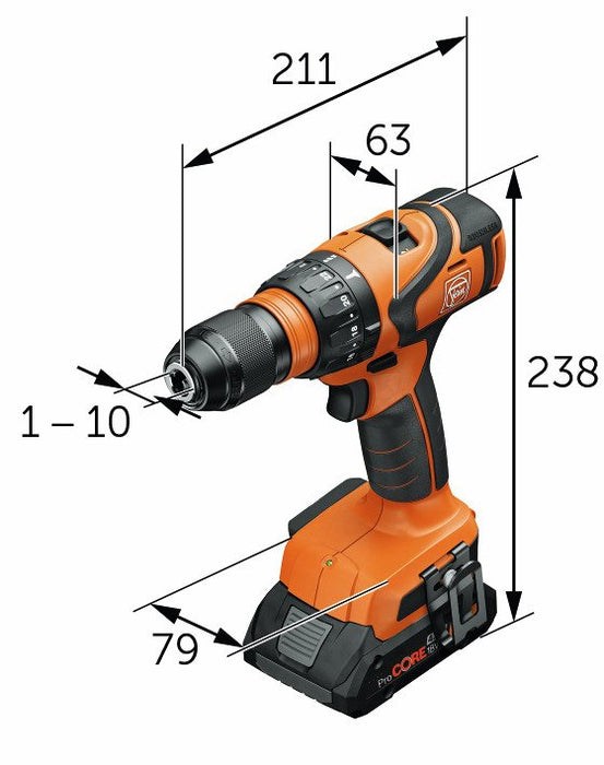 EAN 4014586983486 - FEIN 99100001555 taladro 1,09 kg imagen 5