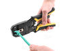 EAN 4043619905232 - DeLOCK 90523 crimpadora Herramienta para prensar Negro, Amarillo imagen 3