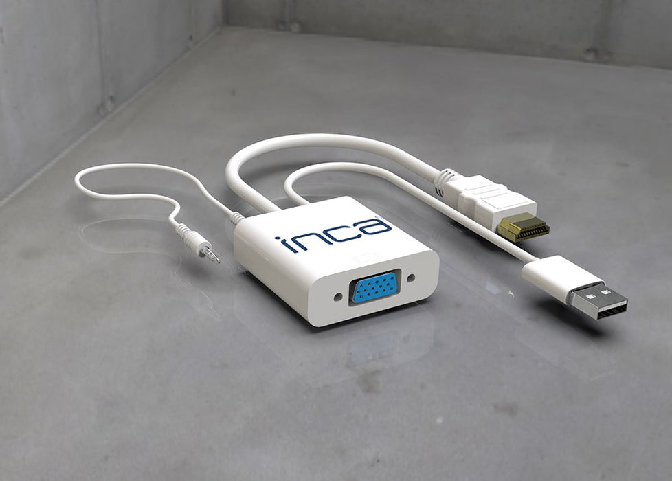 EAN 8697980468795 - Inca IVTH-01 Adaptador gráfico USB Blanco imagen 6
