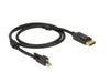EAN 4043619837212 - DeLOCK 83721 cable DisplayPort 1 m Mini DisplayPort Negro imagen 2