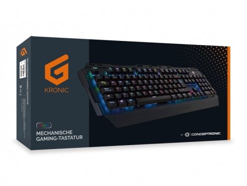 EAN 4015867209240 - Conceptronic KRONIC teclado Juego USB QWERTZ Alemán Negro imagen 4