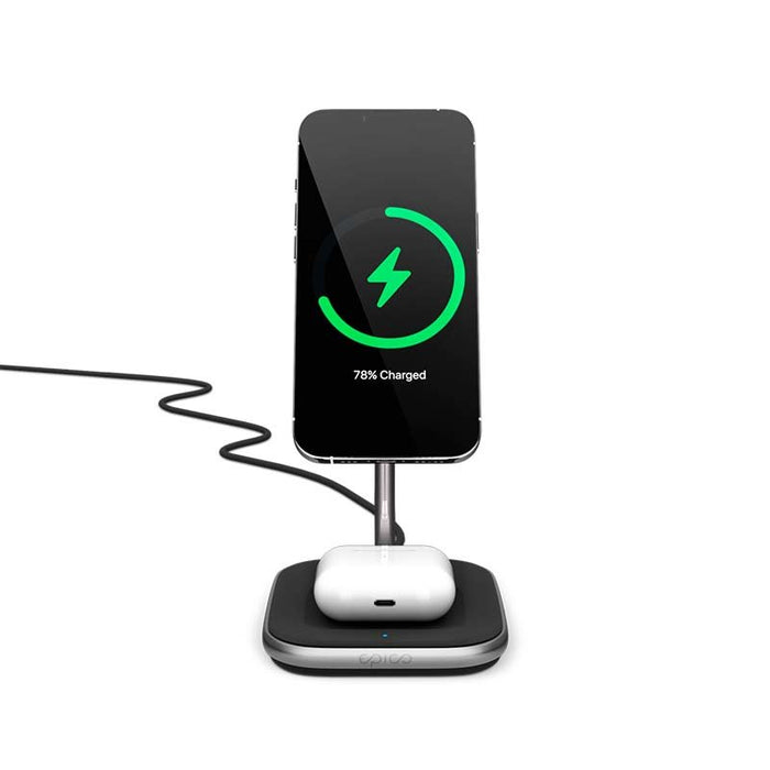 EAN 8596049167184 - Epico 9915101300200 cargador de dispositivo móvil Auriculares, Smartphone Negro, Gris CC Cargador inalámb imagen 4