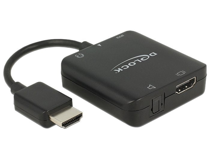 EAN 4043619627844 - DeLOCK 62784 convertidor de audio Negro imagen 1