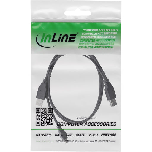 EAN 4043718092352 - InLine 33107X cable USB 1 m Mini-USB B 0,48 Gbit/s Negro imagen 2