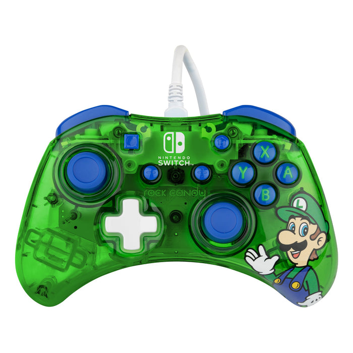 EAN 708056068486 - PDP Rock Candy: Luigi Lime Azul, Verde, Translúcido USB Gamepad Analógico/Digital Nintendo Switch, Nintend imagen 3
