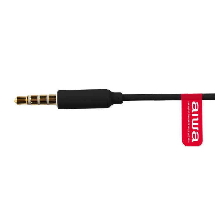 EAN 8435256896657 - Aiwa ESTM-500BK auricular y casco Auriculares Alámbrico Dentro de oído Música Negro imagen 3