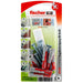 EAN 4048962245479 - Fischer DuoPower 8 pieza(s) Juego de enchufes de pared y tornillos 40 mm imagen 2