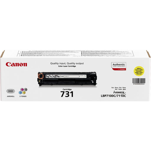 EAN 4960999904665 - Canon 731 cartucho de tóner 1 pieza(s) Original Amarillo imagen 1