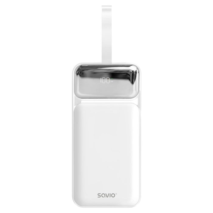 EAN 5907264119873 - Savio BA-15 batería externa Polímero de litio 50000 mAh Blanco imagen 3