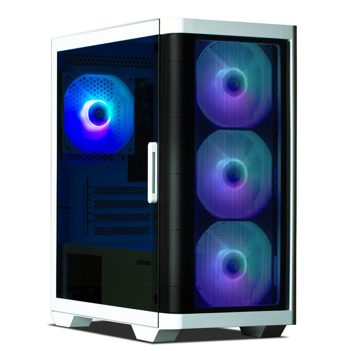 EAN 8809213763410 - Zalman M4 WHITE carcasa de ordenador Mini Tower Negro, Blanco imagen 1