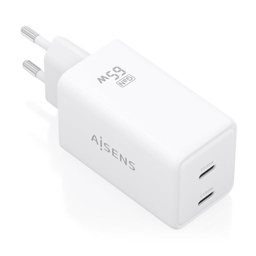 EAN 8435739904312 - AISENS ASCH-65W2P078-W cargador de dispositivo móvil Cámara digital, Teléfono móvil, Portátil, Smartphone imagen 1