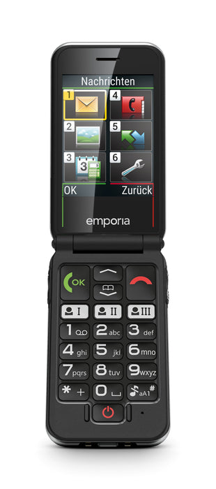 EAN 9005613168742 - Emporia emporiaJOY-LTE 7,11 cm (2.8") 115 g Negro Teléfono para personas mayores imagen 5