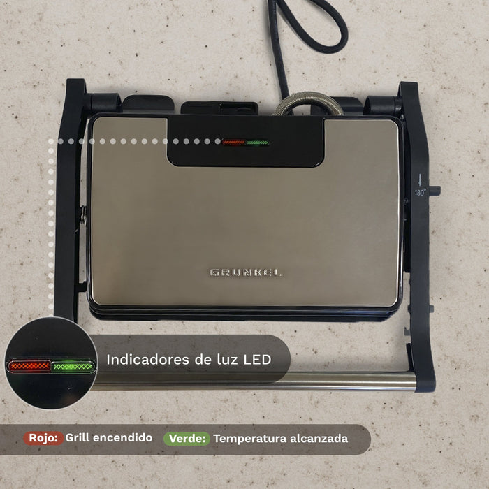 EAN 8426156018836 - Grunkel GRL-MARBLE parrilla eléctrica de contacto imagen 3
