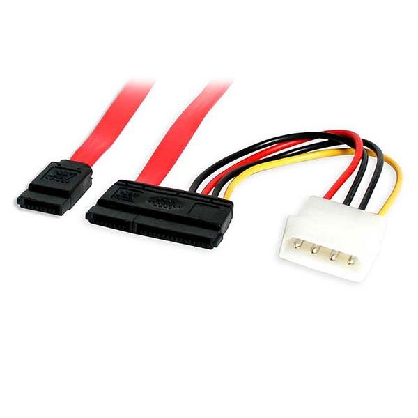 EAN 65030796774 - StarTech.com SATA18POW cable de SATA 0,457 m SATA 7-pin + Molex (4-pin) Rojo imagen 1