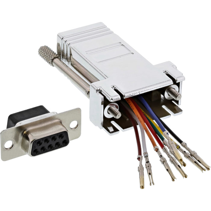 EAN 4043718092093 - InLine 68889L cambiador de género para cable Gris imagen 1