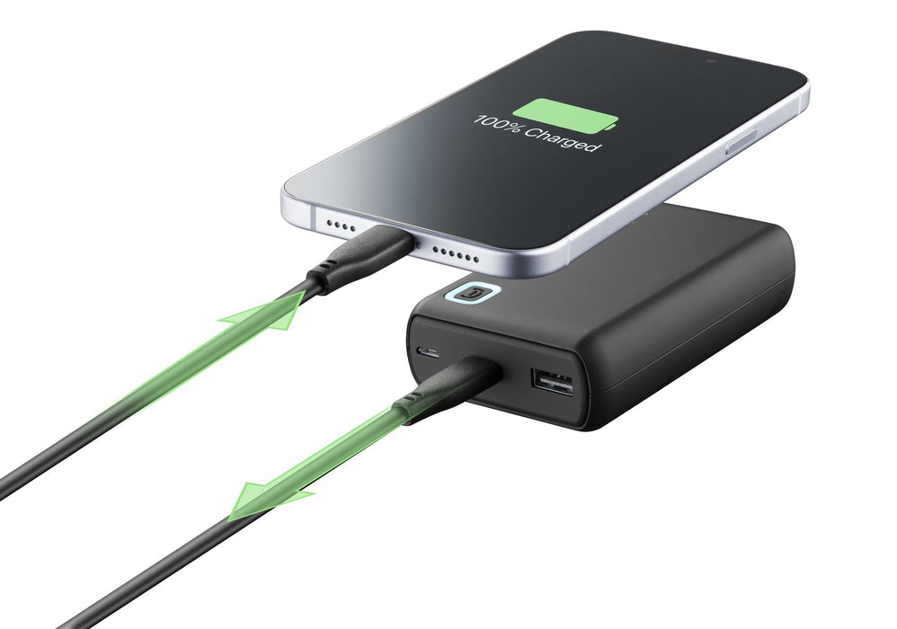 EAN 8018080485886 - Cellularline 8018080485886 Ión de litio 10000 mAh Negro imagen 3