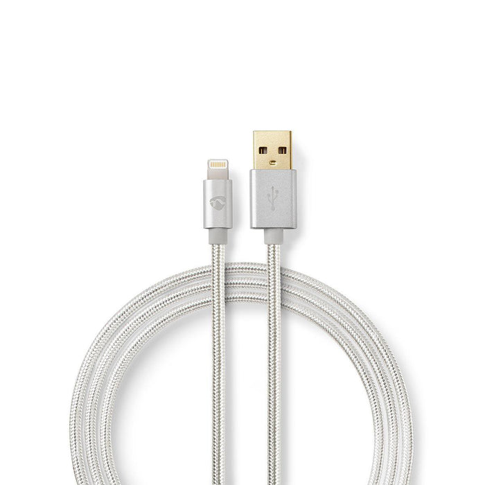 EAN 5412810262588 - Nedis CCTB39300AL30 cable de teléfono móvil Aluminio 3 m USB A Lightning imagen 2
