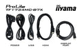 EAN 4948570118397 - iiyama TF1734MC-B7X pantalla para PC 43,2 cm (17") 1280 x 1024 Pixeles SXGA LED Pantalla táctil Negro imagen 9