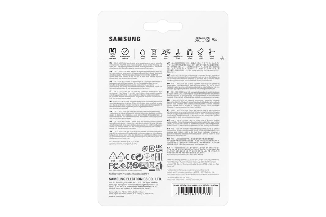 EAN 8806094957372 - Samsung MB-SY128S 128 GB SDXC UHS-I imagen 6